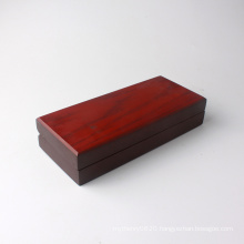 Wooden jewelry necklace box with foam insert